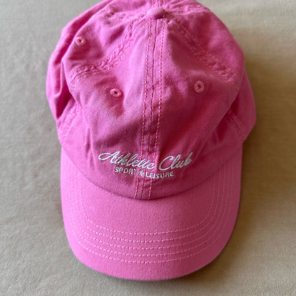 Pink Athletic Club Cap